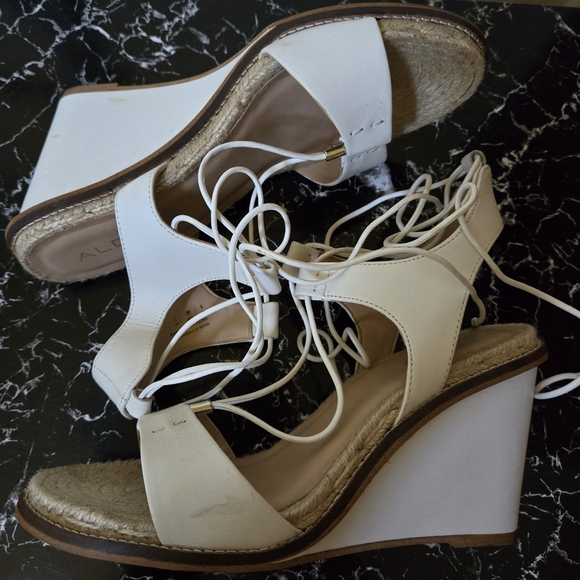 ๐ Aldo Terisa Wedge Heel Sandals Size 9 ๐ - Picture 8 of 11